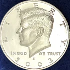 2003-S Kennedy Half Dollar Silver Choice DCAM Proof
