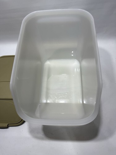 Tupperware Kartoffel Zwiebel Halter Modell #4322A-2 beige Deckeldichtung 8,3 l - Bild 5 von 7