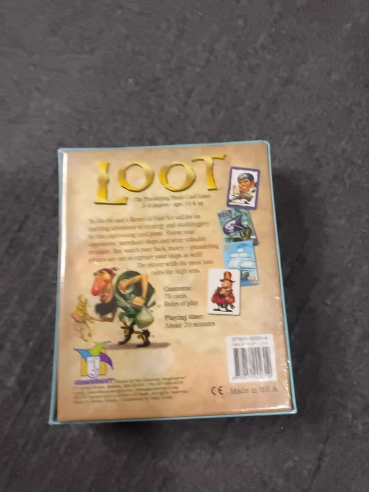 Loot The Plundering Pirate Card Game by Game Wright 2005 Sealed NINb - Image 2 of 4