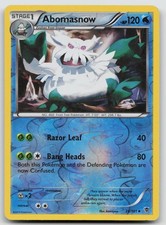 Abomasnow 26/101 Reverse Holo Plasma Blast Pokemon Heavily Played F993