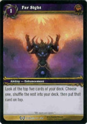 Moderate Play WoW TCG Far Sight The Hunt for Illidan World of Warcraft