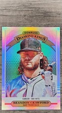 2019 Panini Donruss - Diamond Kings Brandon Crawford #29 Career Stat Line /500