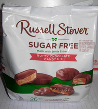 Russell Stover Sugar Free Assorted Nutty Chocolate Candy Mix 15.5oz Bag Fast NIP