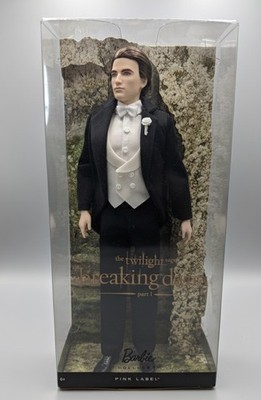 Barbie Twilight Saga Edward Cullen Wedding Doll Breaking Dawn Pt 1 Pink Label