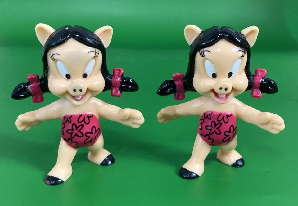 Lote de 5 Figuras PVC Warner Bros Looney Tunes 1991 Bugs Daffy & Petunia De Colección Foto 4 de 4