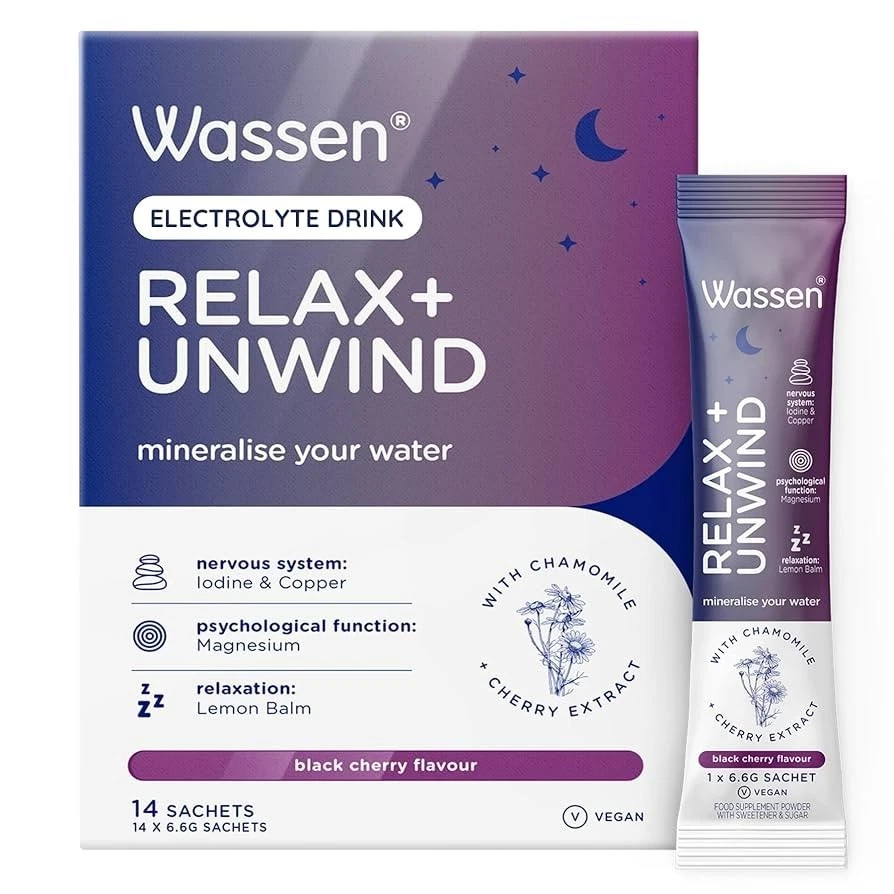 Wassen | Relax & Unwind Powder Drink 14 sticks | 1 x 14sticks (BBE 07/25)