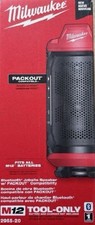 Milwaukee M12 12V PACKOUT Cordless Bluetooth Jobsite Speaker USB 2955-20 NEW