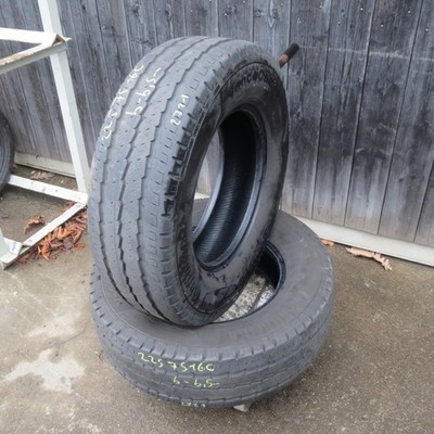 2x 225/75R16CP 116R Sommerreifen Continental Vanco Camper DOT 2721