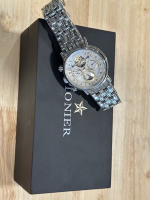 Chicago Pioneer P7002 Automatic mens watch 10 Diamonds 0.05 Karat s