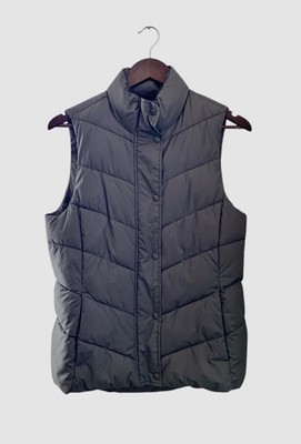 GAP Outlet Brown Taupe Puffer Vest Size Small Layer Winter Pockets Classic