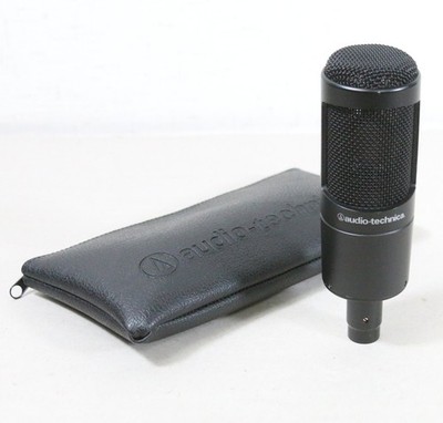 Audio-Technica AT3025 Cardioid Condenser Microphone Black w/ Pouch - TESTED!