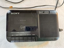 Sony TCM-818 Cassette Recorder Player Portable Tape Deck AC Tested