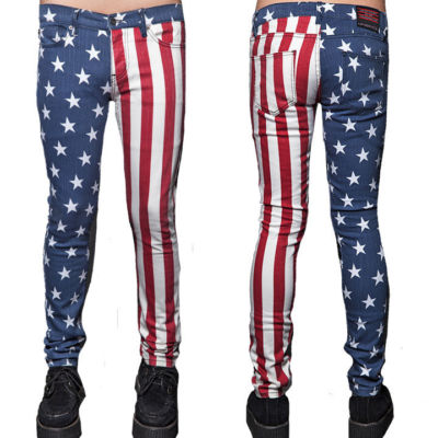 LIP SERVICE ROCKER USA AMERICAN FLAG 