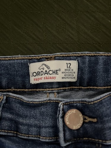 Jordache Girls Super Skinny Jeans Size 12 - Picture 2 of 2