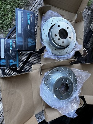 eline Brake Rotors Kit + Brake Pads For Bmw 323, 325, 328 (E30, E36, E46)