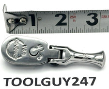 Snap On Tkf72 Stubby Flex Head Ratchet 14 Drive Usa Tools New