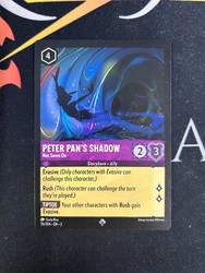 Peter Pan's Shadow 55/204 Rise of the Floodborn Super Rare Lorcana