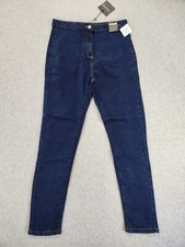 Womens High Waist Skinny Stretch Jeans Denim Jeggings Slim Pencil Pants SZ 10