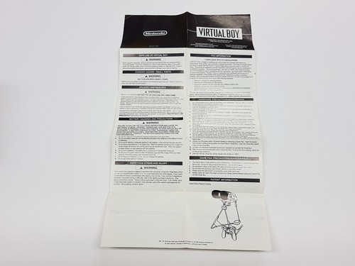 Virtual Boy Consumer Information Booklet Only *CAN Variant - Picture 3 of 5