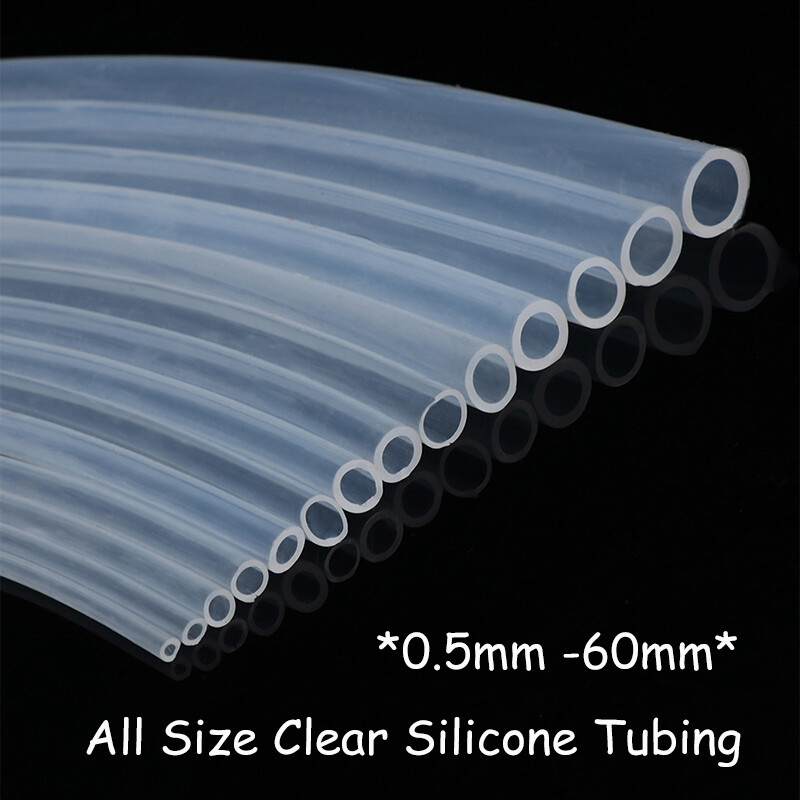 Silikonschlauch Lebensmittelqualität 4x6 Mm | 3 Meter, Platinvernetzt, -40 Bis 180°C – Für Bierbrauen & 3D-Druck
