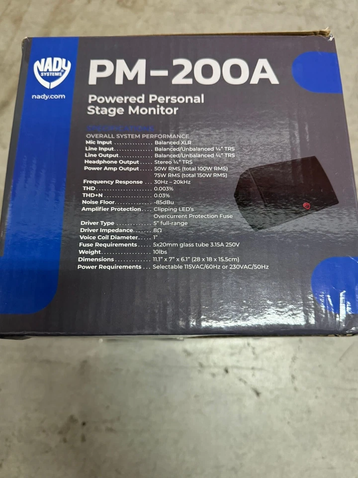 Nady PM-200A Powered Personal Stage Monitor - Image 4 of 4