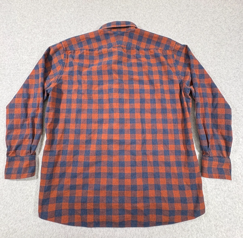 Proper Cloth Shirt Mens Medium Red Plaid Flannel 100% Cotton Mid Weight Outdoor - Picture 2 of 8