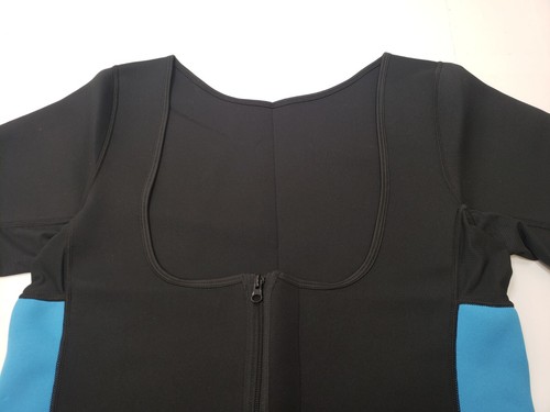 Sauna Vest Womens Top Shapewear Trainer Neoprene Sweat Workout Black Size 4XL - Picture 2 of 10