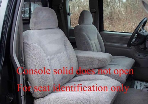 Fundas de asiento para camioneta se adaptan a Chevy C/K 1500 1995-1998 banco dividido bandera hecha jirones - Imagen 4 de 6