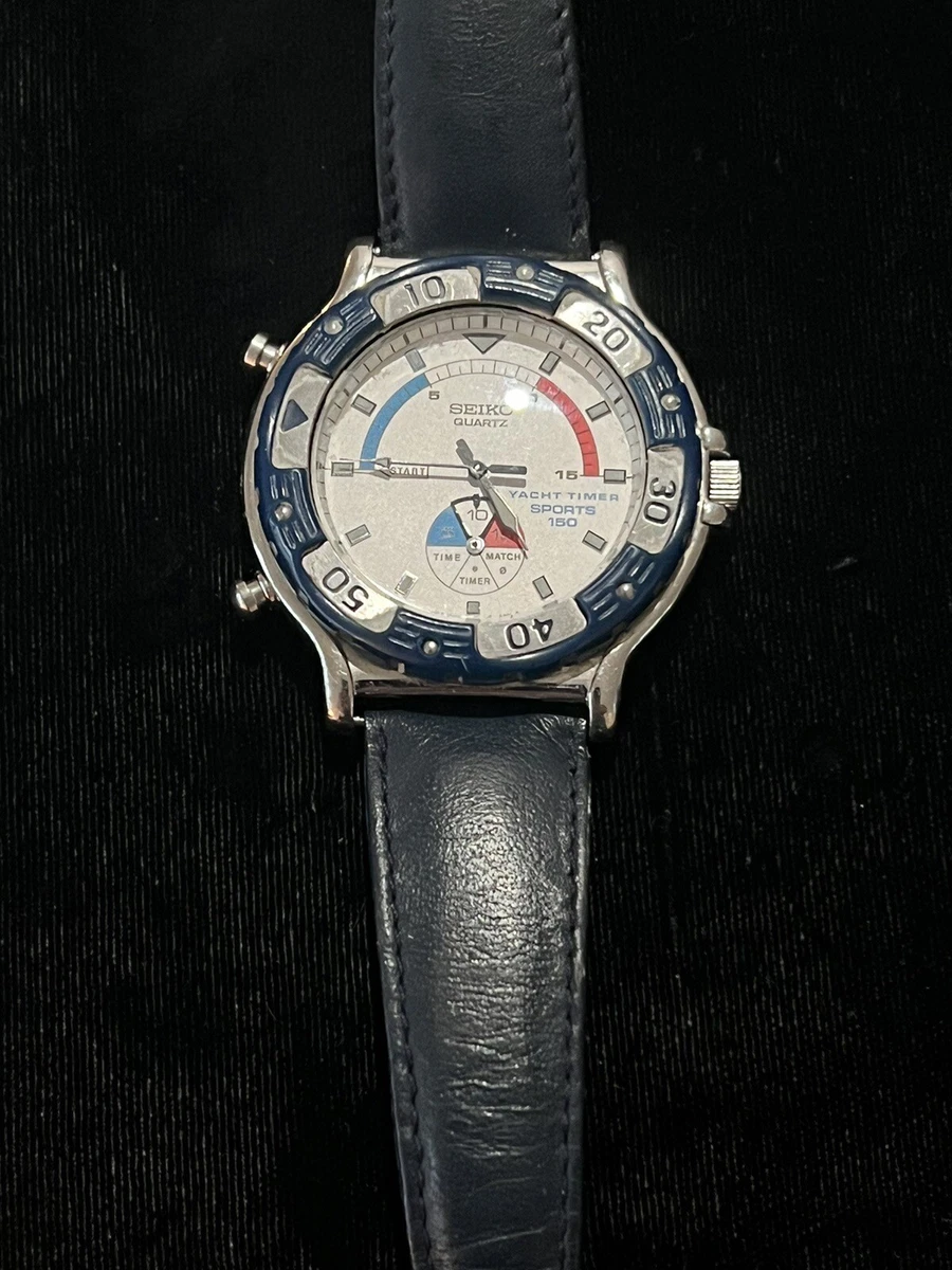 Seiko 8M35 8000 Yacht Timer Sports 100 Multifunction Quartz 150m