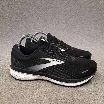 Brooks Ghost 13 Women's Shoes Sneaker Size D Wide Black White