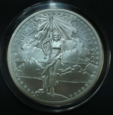2 OZ .999 PURE SILVER VIRTUE ROUND COIN GIRL 78.00 per troy oz