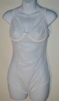 Verde Veronica Underwired Body Suit Nightwear (large) White Rrp £79 Verde Veronica Underwired Body Suit Nightwear (large) White Rrp £79