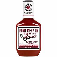 Montgomery Inn BBQ Sauce, Sweet and Tangy Flavor, 18 oz Bott