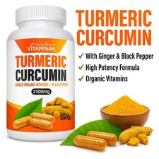Turmeric Curcumin, Ginger, Black Pepper, Triple Strength, Joint Support