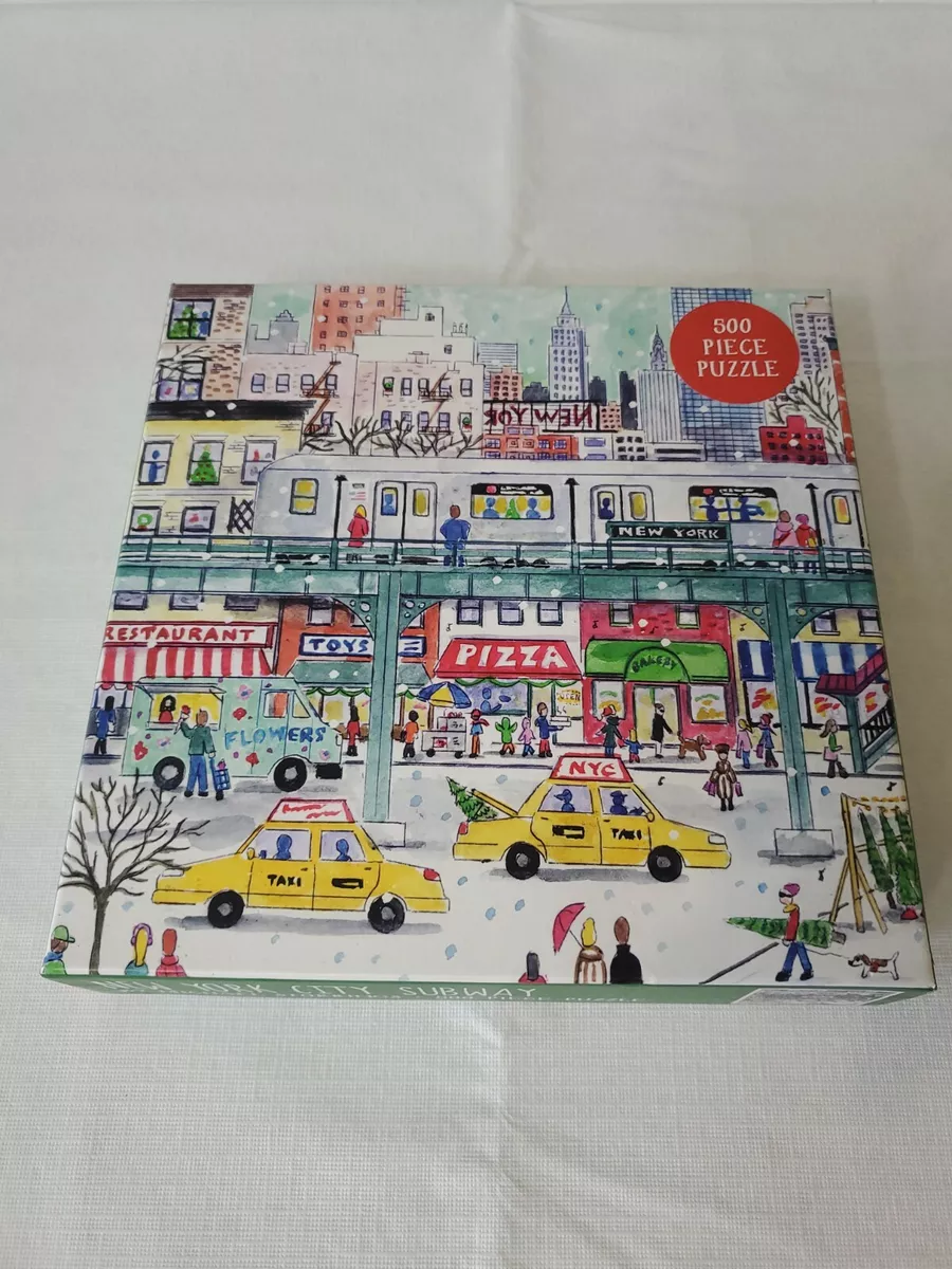 Michael Storrings New York City Subway 500 Piece Jigsaw Puzzle