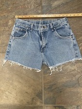 Vintage denim Wrangler jean shorts women Sz 27.5