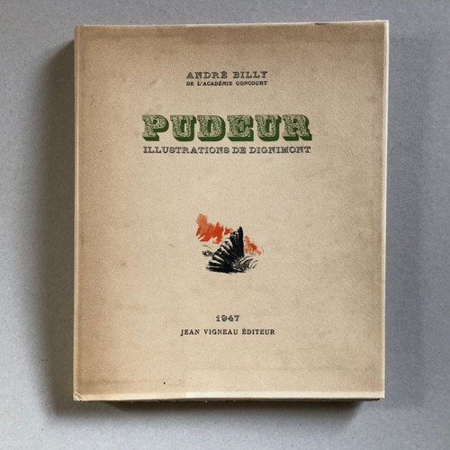 André Billy — Pudeur — illustrations de Dignimont — ex. n°/500 — Vigneau — 1946. - Picture 6 of 15