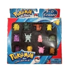 Pokemon 3D Erasers Set Vintage RARE New IOB 2000 Snorlax Psyduck Toy Island