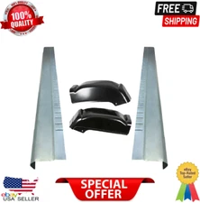 Rocker Panels & Cab Corners For 99-07 06 05 Chevy Silverado Sierra Extended Cab