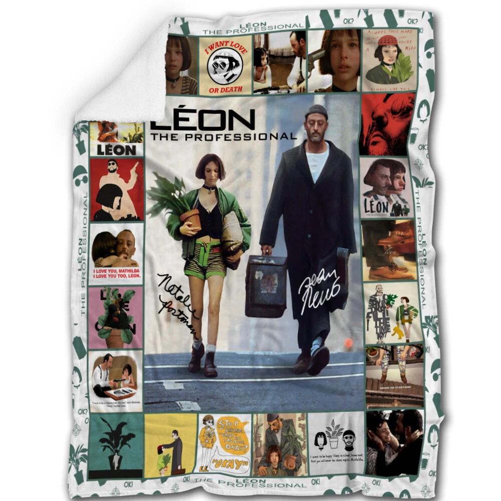 Leon Blanket, Leon The Professional Movies Fleece, Sherpa Blankets