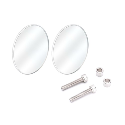 Blind Spot Round HD Glass Convex Rear View Mirrors For BMW F750GS F900XR R1250GS - Picture 7 of 19