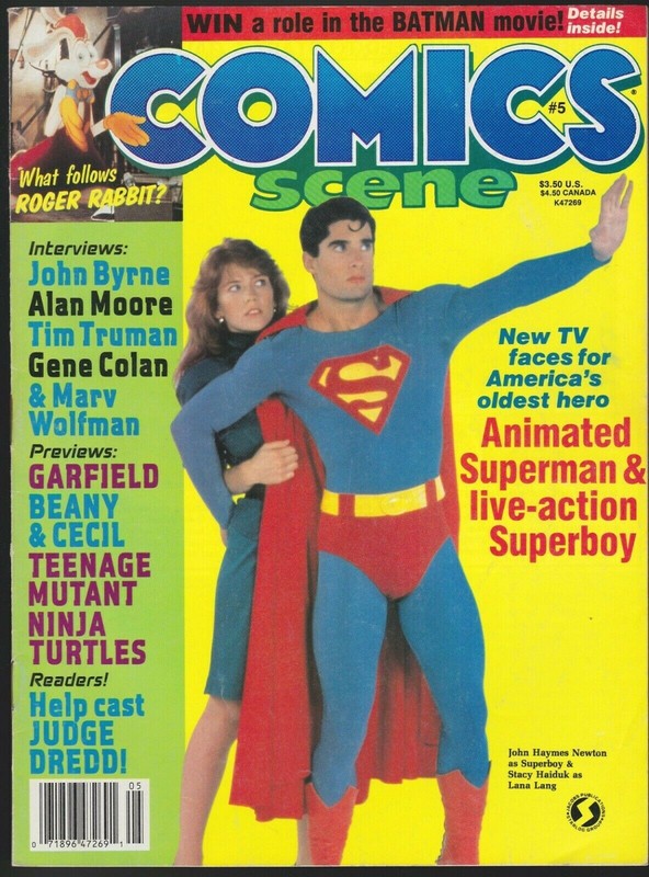 COMICS SCENE # 5 FANZINE ALAN MOORE TEENAGE MUTANT NINJA TURTLES JUDGE DREDD