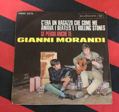 Gianni Morandi un ragazzo che come me amava I beatles e I rolling stones 7" RCA