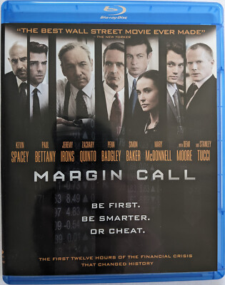 MARGIN CALL Blu Ray (Lionsgate, 2011) Kevin Spacey, Financial Crash Thriller