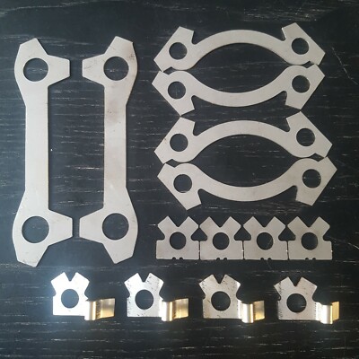 Kompletter Verriegelungslaschensatz Scheibenbremssattel Lenkung Stabilisator Ford Escort MK1 MK2