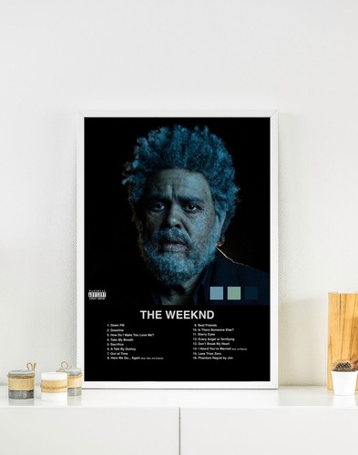 The Weeknd Dawn FM Album Premium Music Poster | Artwork Tracklist - Picture 2 of 4