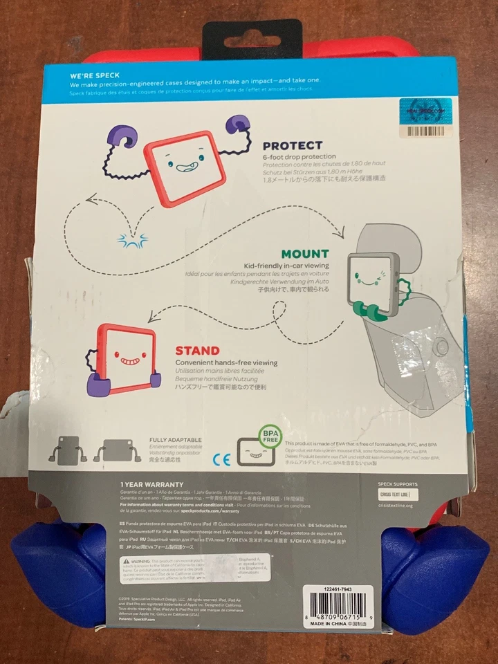 Speck - Case-E Case for Apple® iPad® 2, iPad® Air and iPad® 9.7" - Red - Image 2 of 4