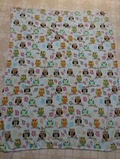 Plush Owl Blanket 48x62