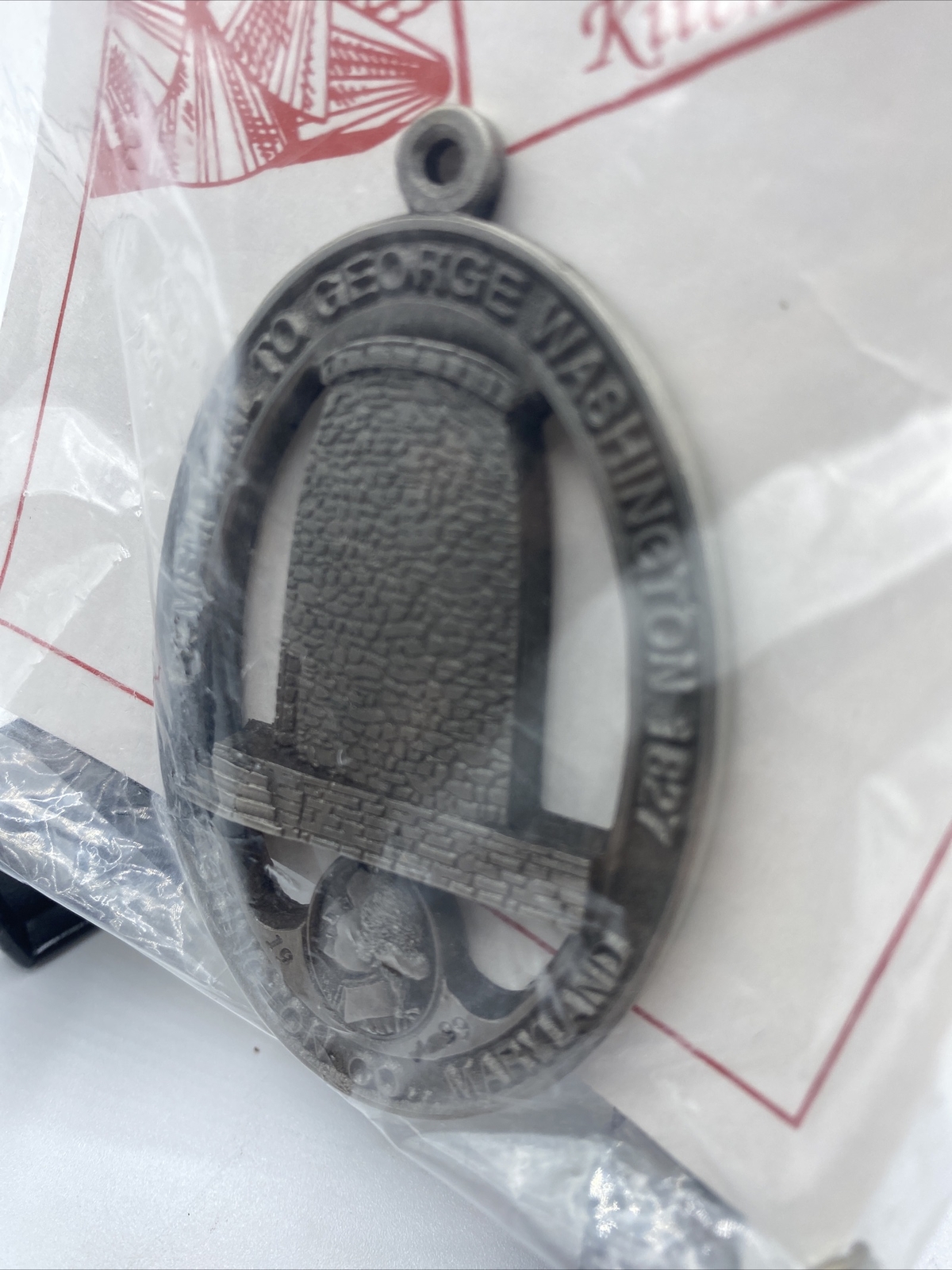 1999 Washington Monument Pewter Ornament Olympia Candy Kitchen