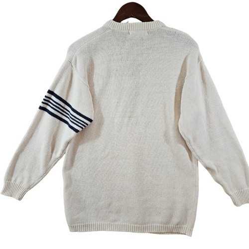 Maglione pullover FENN WRIGHT MANSON avorio taglia M cotone ecrù nautico - Foto 4 di 13